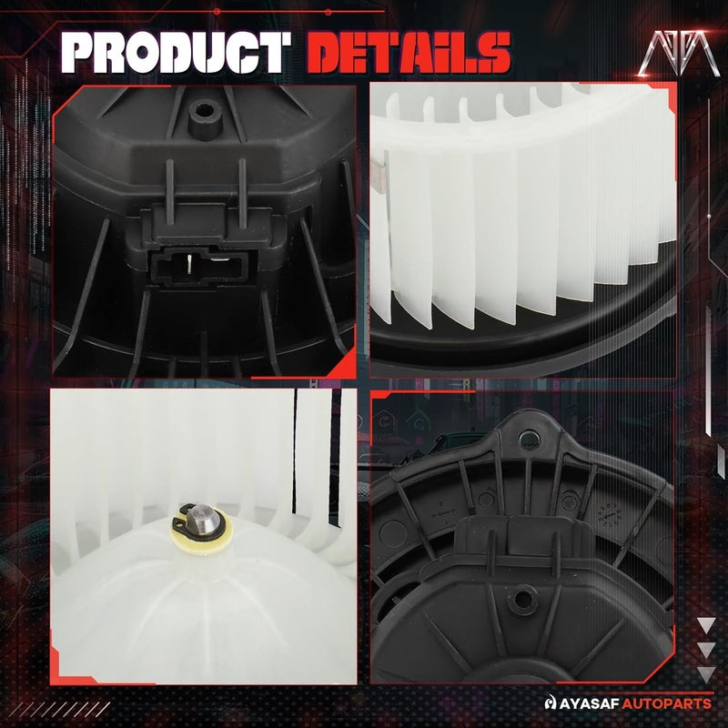 MAYASAF 700258 HVAC Blower Motor Assembly fit for Hyundai 17-20 Elantra/10-18 Santa Fe/13-18 Santa Fe Sport/2019 Santa Fe XL, for Kia 17-20 Cadenza/16-20 Optima/15-18 Sedona/11-20 Sorento 700259 - Image 5